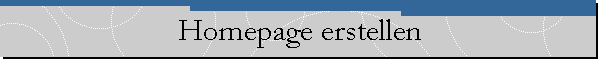 Homepage erstellen