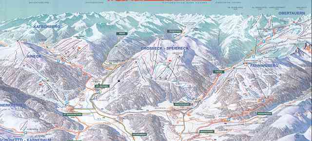 bersicht Skigebiet Lungau