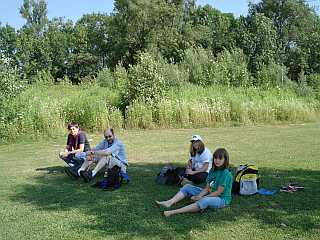 Prof. Christine Spaller, Prof. Willhelm Weichenberger, Tanja, Dana